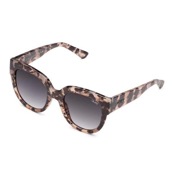 QUAY Limelight Sunglasses Milky Tortoise Smoke - Picture 3 of 5
